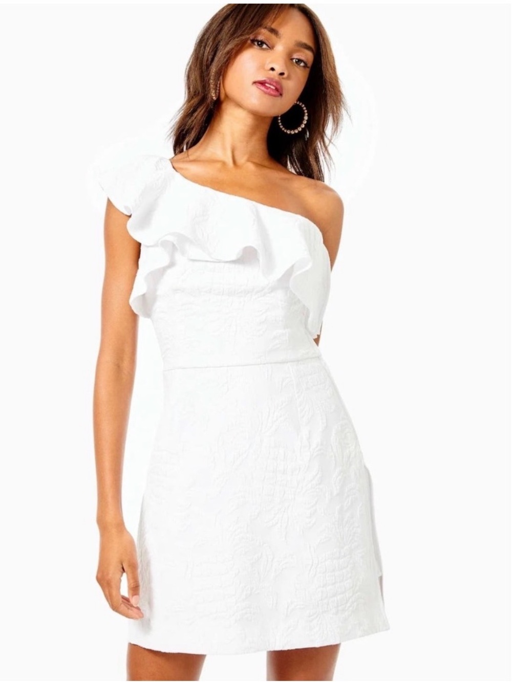 OneShoulder White Ruffle
KIPTON ROMPER
RESORT WHITE
PINEAPPLE PUCKER JACQU